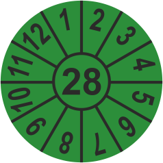 Jahresmarke 2028 10er Set