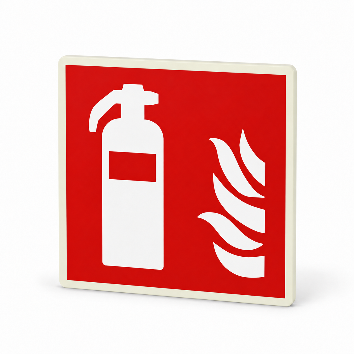 Brandschutzschild Feuerlöscher – ISO 7010 – Kunststoff langnachleuchtend