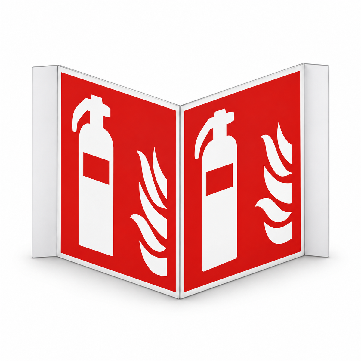 Nasenschild Feuerlöscher – ISO 7010 – Aluminium