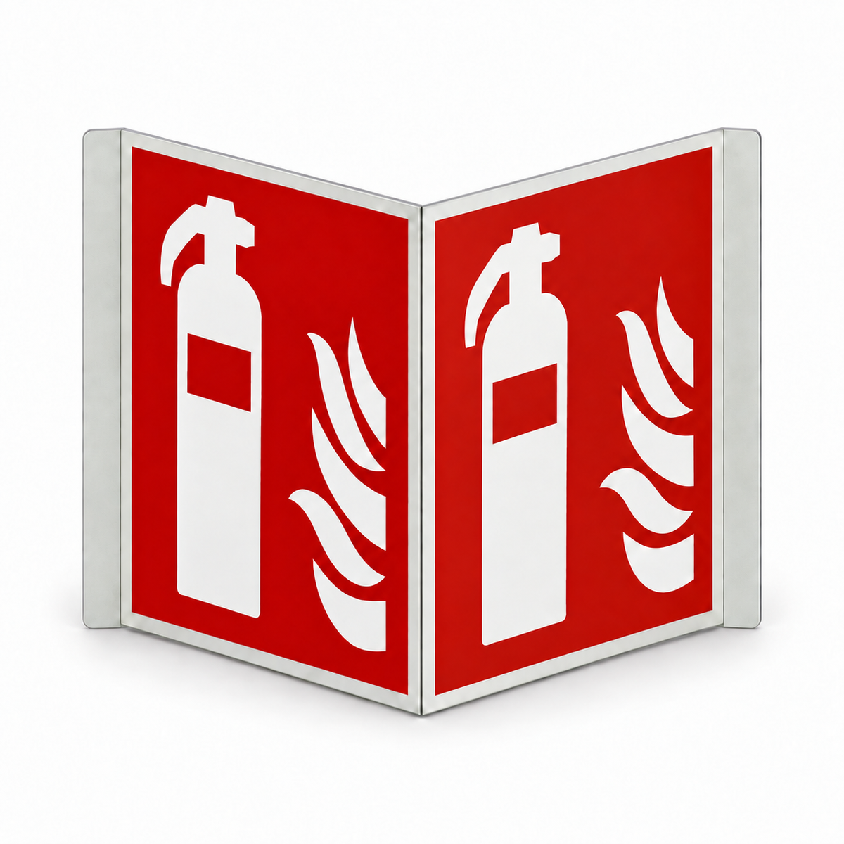 Nasenschild Feuerlöscher – ISO 7010 – Aluminium Ultra