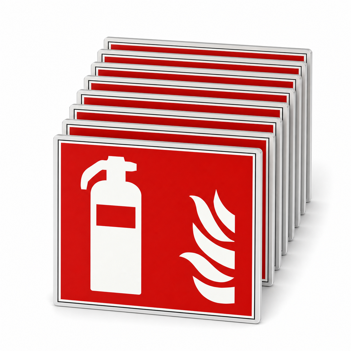 Brandschutzschild Feuerlöscher – Aluminium Ultra (Set)