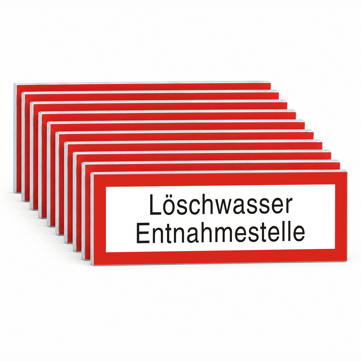 Brandschutzschild "Löschwasser Entnahmestelle" – Mehrfachpack