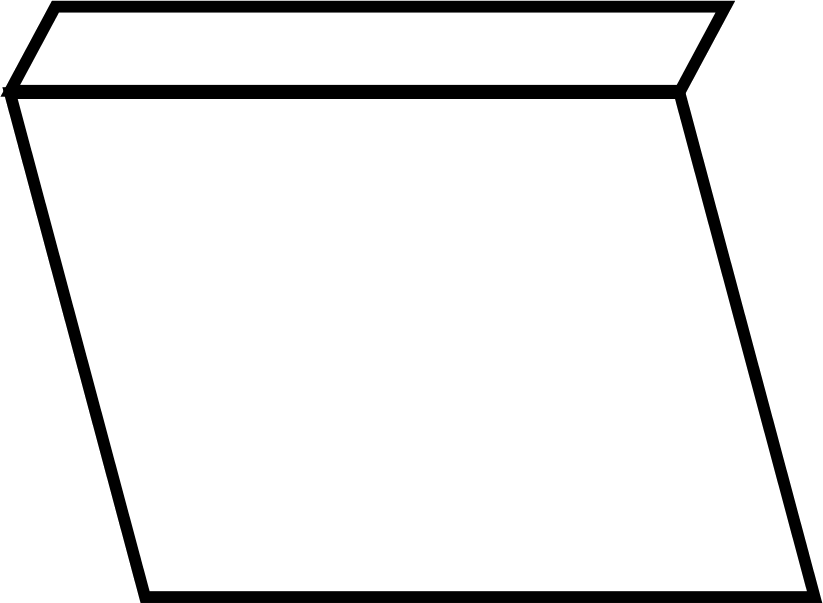 Fahnenschild neutral für Deckenmontage – K1