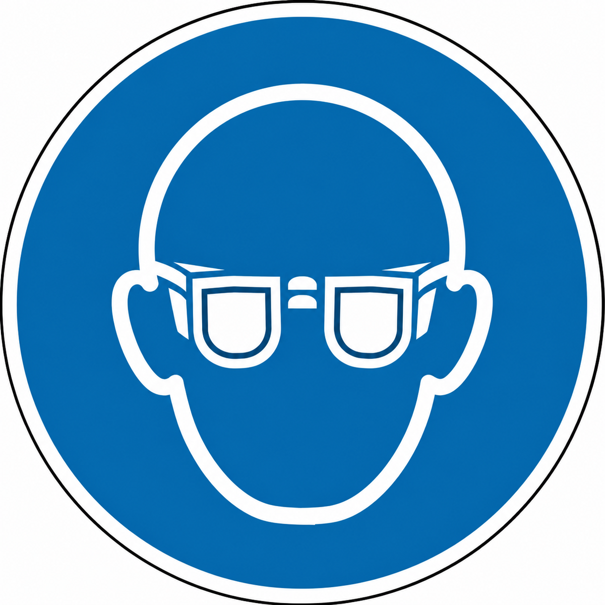 Gebotsschild Augenschutz benutzen – ISO 7010