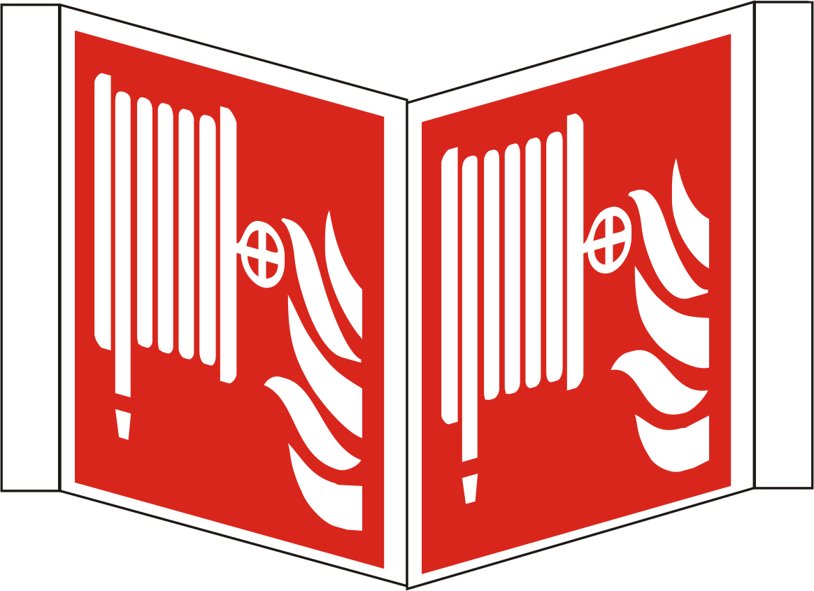 Nasenschild Löschschlauch – ISO 7010