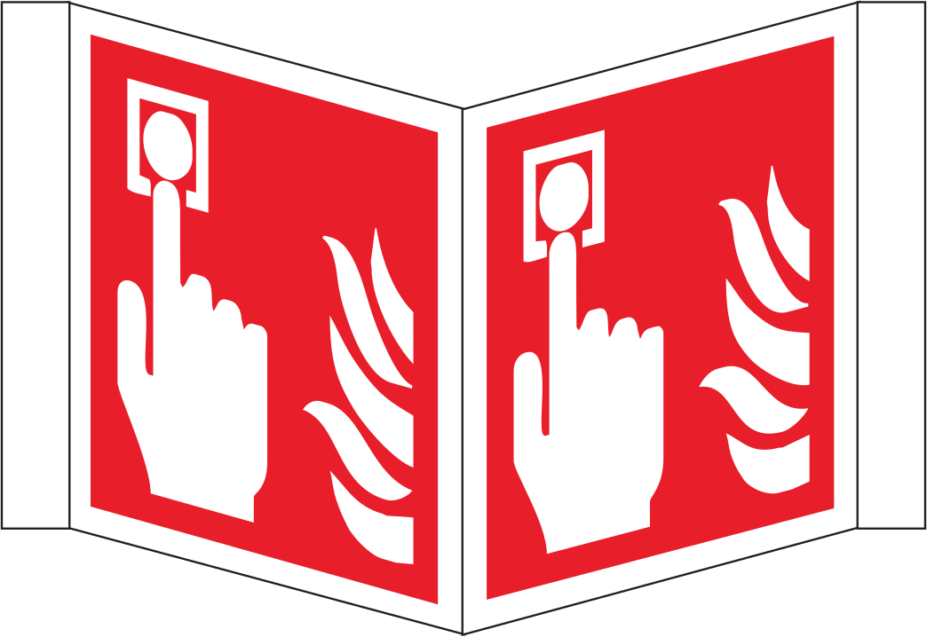 Nasenschild Brandmelder – ISO 7010