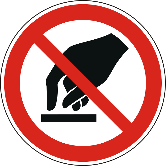 Verbotsschild P010 – ISO 7010