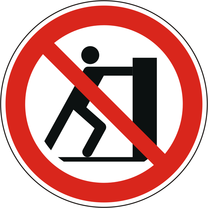 Verbotsschild P017 – ISO 7010