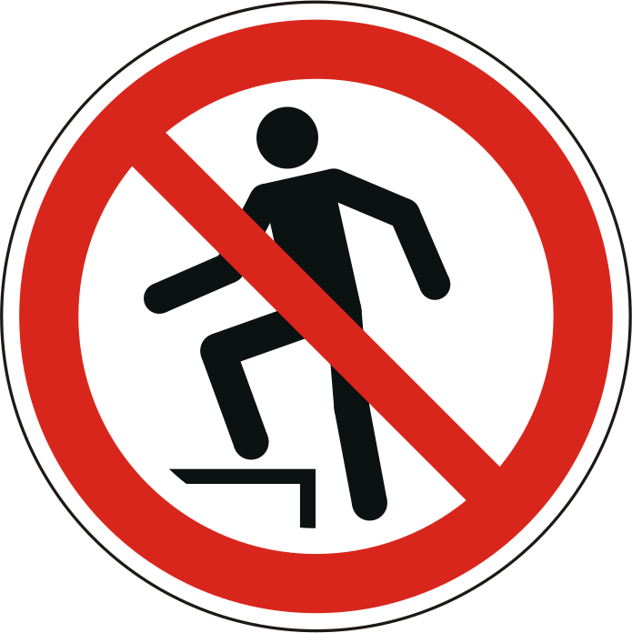 Verbotsschild P019 – ISO 7010