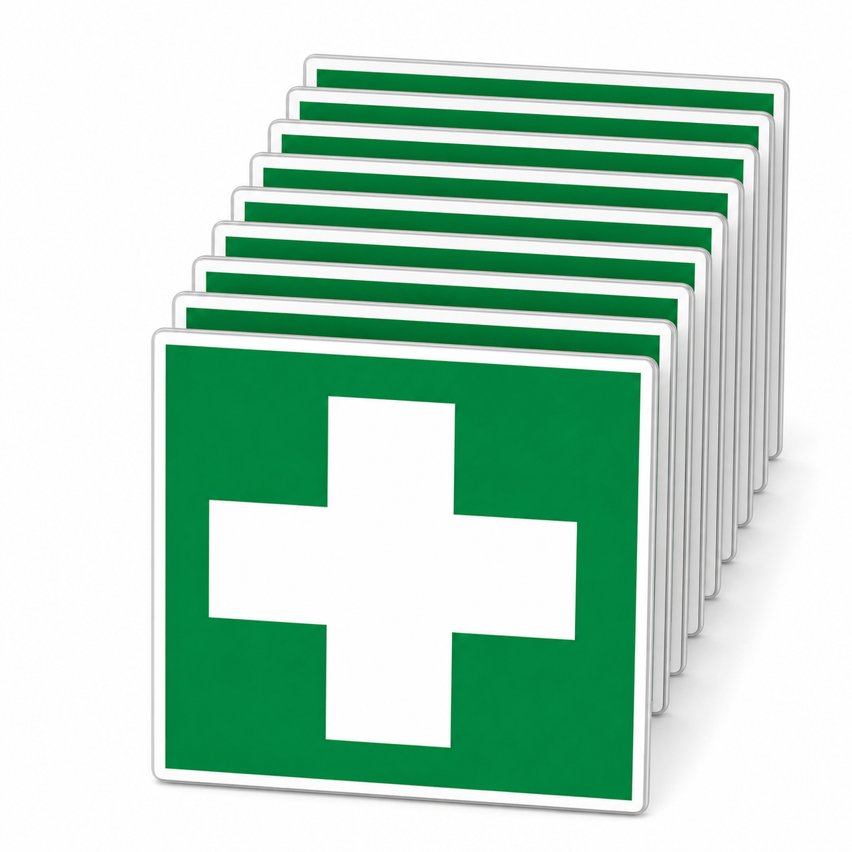 Rettungsschild Erste Hilfe E 003 – ISO 7010 – Aluminium (Set)