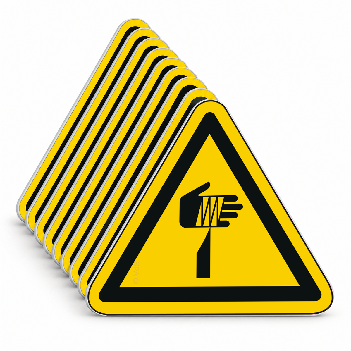 Warnschild W022 – ISO 7010 – Mehrfachpack