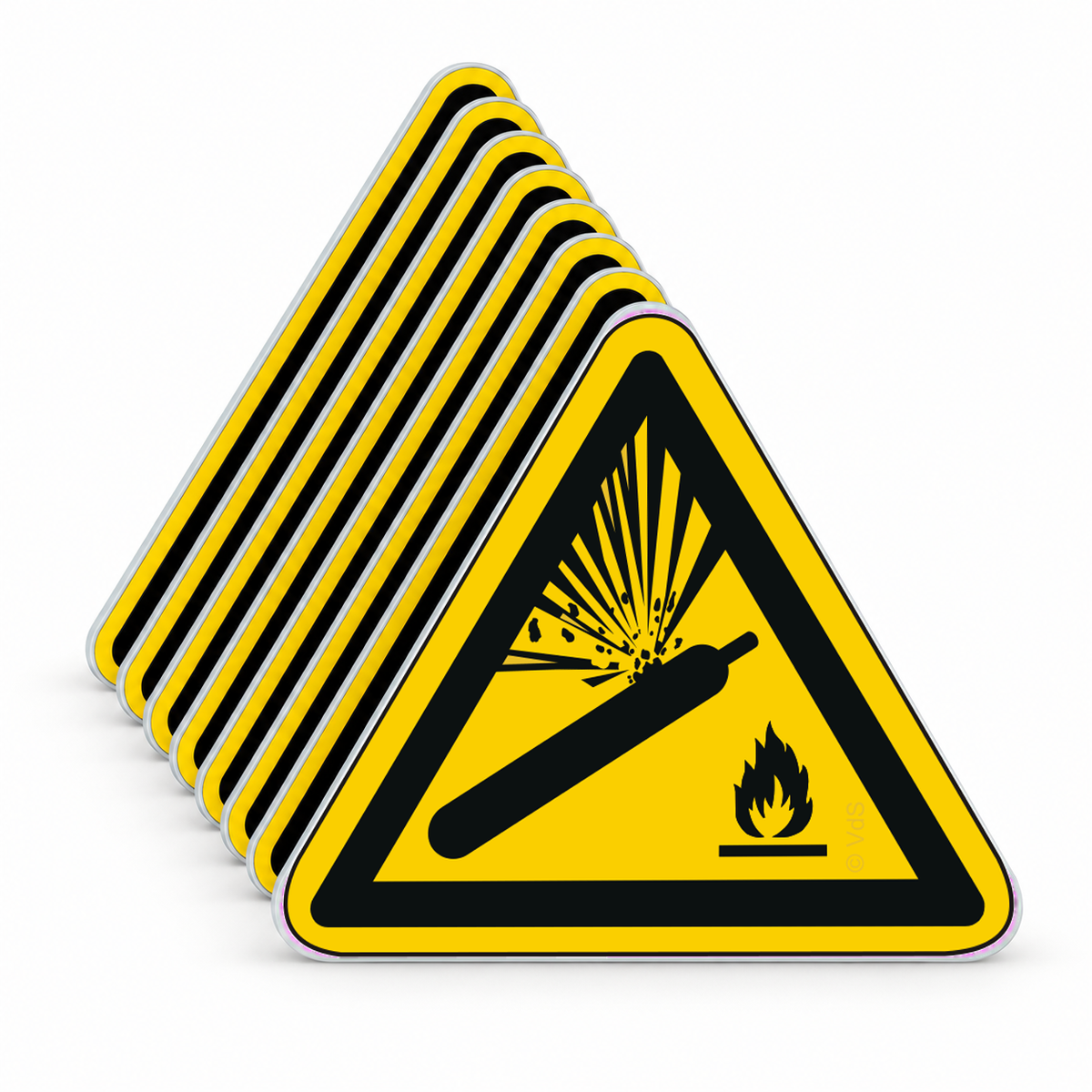 Warnschild W029 – ISO 7010 – Mehrfachpack