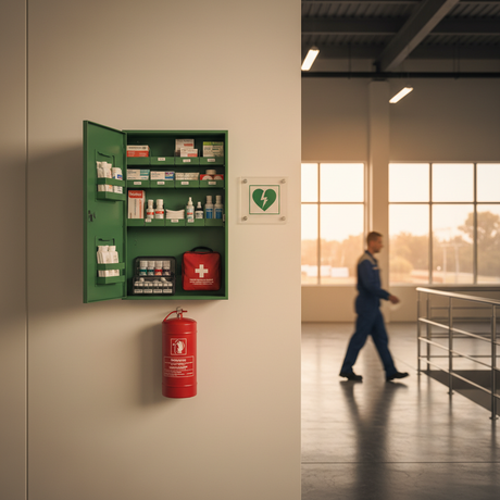 Löschdecken und Rettungsmittel