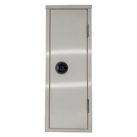 Aufputzschrank aus Metall in weiß (ARJ Design)