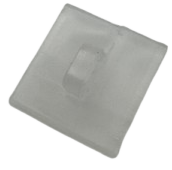 Deckenclip transparent mit Öse Ø 4,5 mm