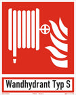 Brandschutzzeichen Löschschlauch – ISO 7010 – Typ S