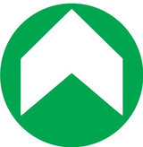 Bodenmarkierung mit Aufdruck Pfeil