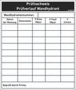 Prüfnachweis Wandhydrant PRÜFVERLAUF