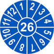 Tüv-Marke 2026 blau/weiß