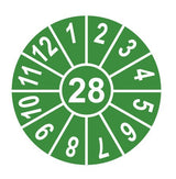 Tüv-Marke 2028 grün/weiß 10er Set