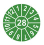 Tüv-Marke 2028 grün/weiß
