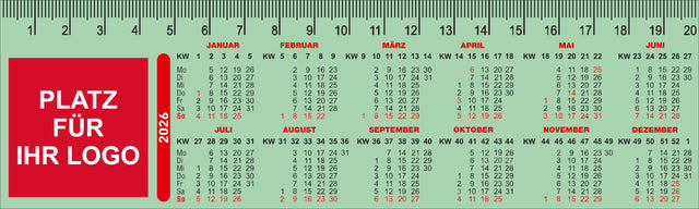 Lineal / Kalender 2026 KN Ultra