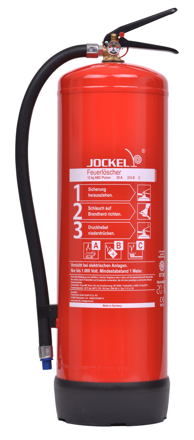 ABC Hochleistungspulverlöscher DD (Frostsicher -30 °C – + 60 °C)