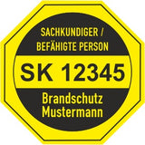 Sachkundiger- / Prüfmarke