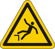 Warnschild Warnung vor Absturzgefahr – ISO 7010