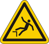 Warnschild Warnung vor Absturzgefahr – ISO 7010