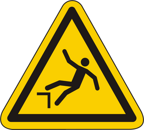 Warnschild Warnung vor Absturzgefahr – ISO 7010