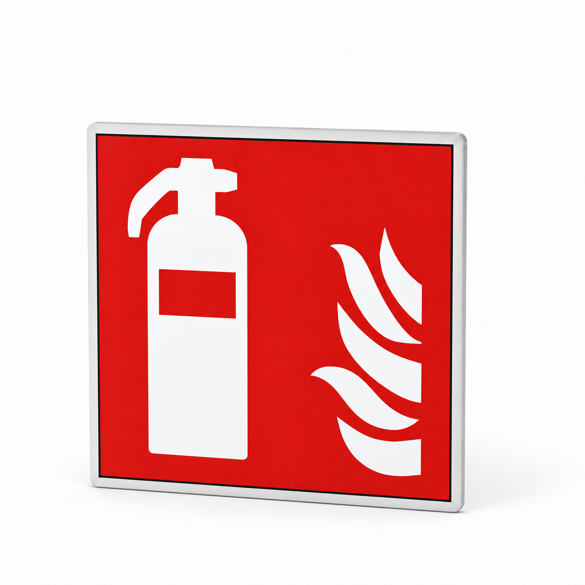 Brandschutzschild Feuerlöscher – ISO 7010 – Aluminium