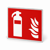 Brandschutzschild Feuerlöscher – ISO 7010 – Aluminium Ultra