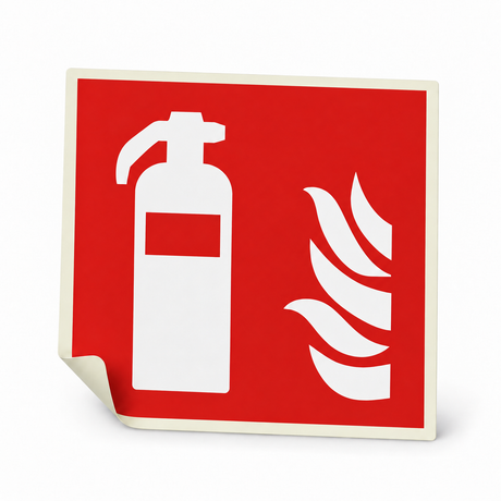 Brandschutzschild Feuerlöscher – ISO 7010 – Flex. Kunststoff langnachleuchtend selbstklebend