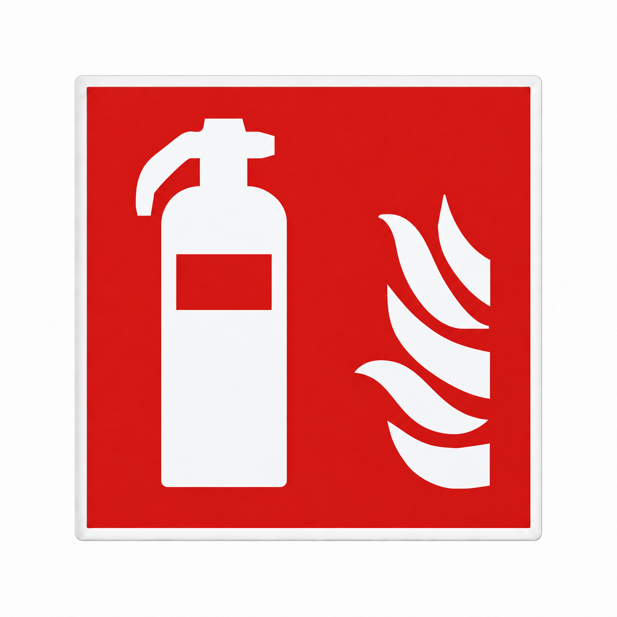 Brandschutzschild Feuerlöscher – ISO 7010 – Kunststoff 1 mm