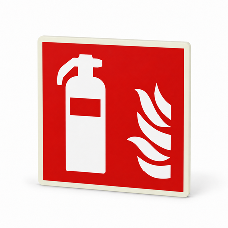 Brandschutzschild Feuerlöscher – ISO 7010 – Kunststoff langnachleuchtend