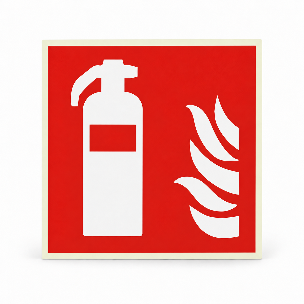 Brandschutzschild Feuerlöscher – ISO 7010 – Langnachleuchtende Folie Ultra