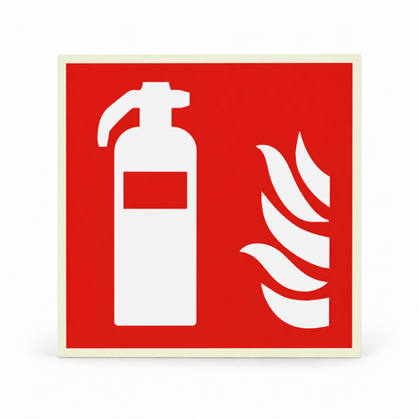 Brandschutzschild Feuerlöscher – ISO 7010 – Langnachleuchtende Folie Ultra