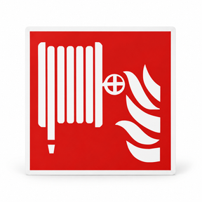 Brandschutzschild Löschschlauch – ISO 7010 – Kunststoff 1 mm