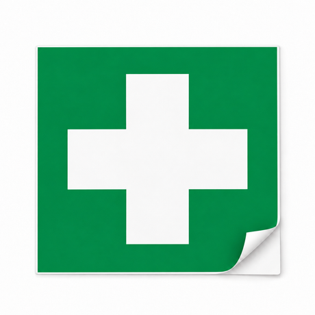Rettungsschild Erste Hilfe E 003 – ISO 7010 – Selbstklebende Folie