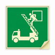Rettungsschild Rettungsfenster – ISO 7010 – Kunststoff langnachleuchtend selbstklebend