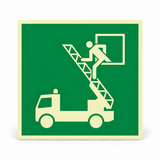 Rettungsschild Rettungsfenster – ISO 7010 – Langnachleuchtende Folie Ultra