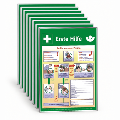 Anleitung zur Ersten Hilfe – Mehrfachpack
