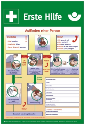 Anleitung zur Ersten Hilfe