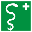 Rettungsschild Arzt