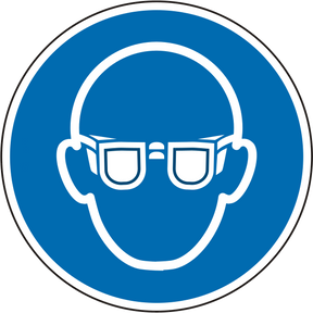 Gebotsschild Augenschutz benutzen – ISO 7010