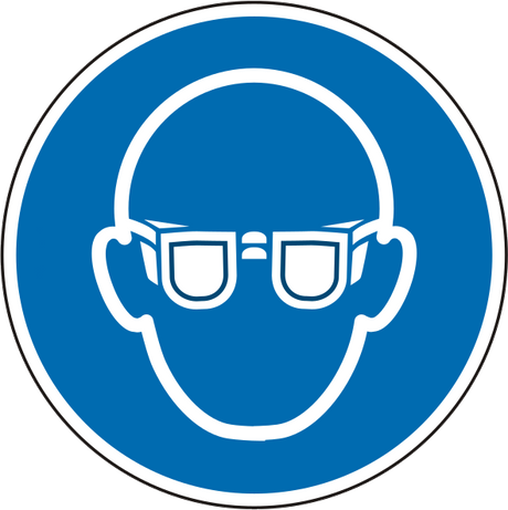 Gebotsschild Augenschutz benutzen – ISO 7010