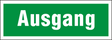 Rettungsschild "Ausgang"