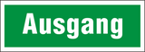 Rettungsschild "Ausgang"