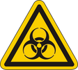 Warnschild Warnung vor Biogefährdung – ISO 7010